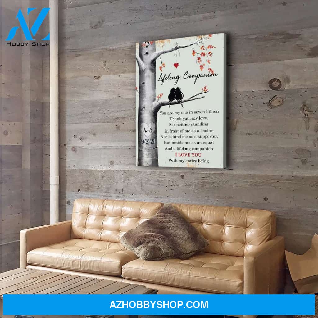 One In Seven Billion - Personalized Custom Name Canvas
