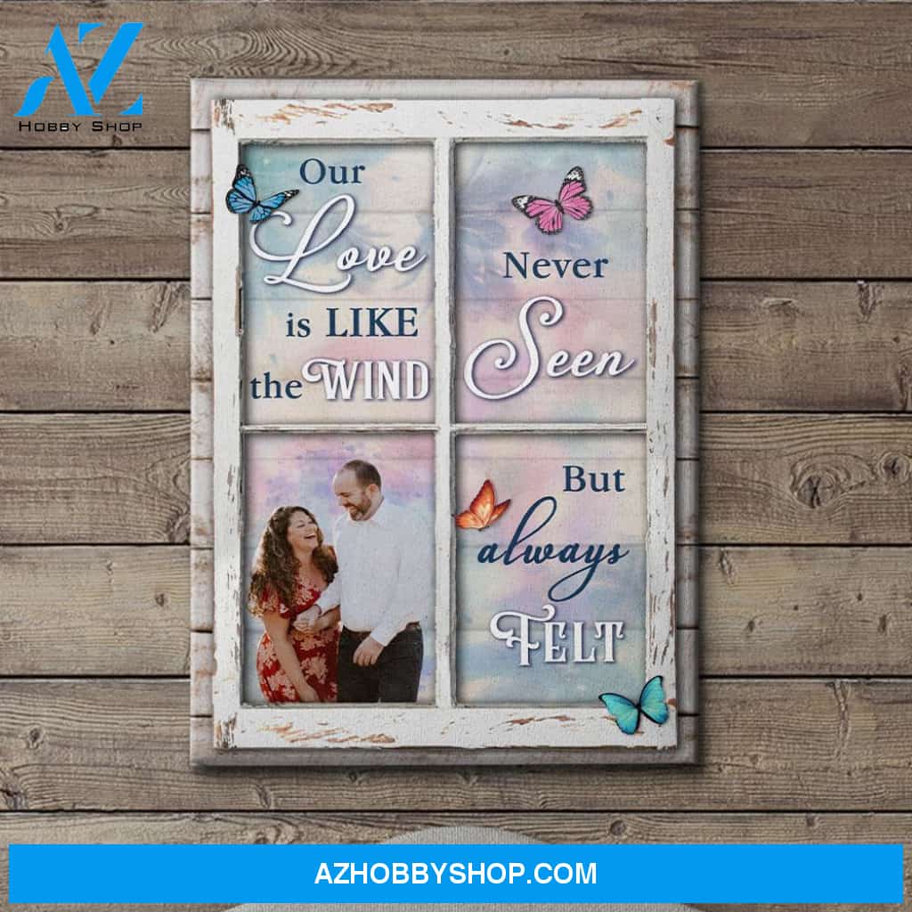 Our Love - Personalized Custom Photo Canvas