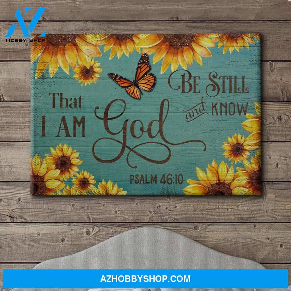 Sunflowers - Be Still - Premium Matte Canvas