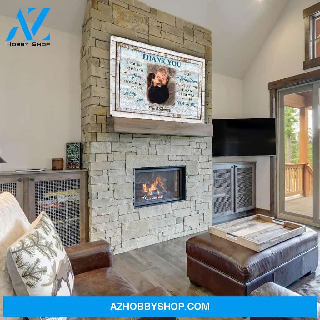Thank You - Personalized Custom Photo Canvas