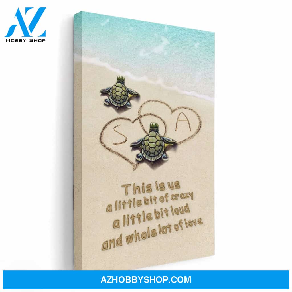 This Is Us - And Whole Lot Of Love, Family Custom Poster/Canvas, Gift For Couple