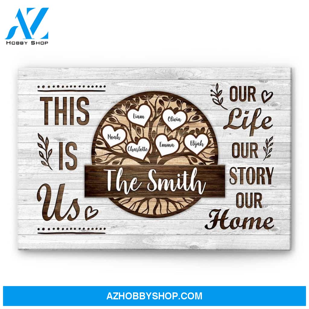 This Is Us, Family Custom Poster/Canvas, Gift For Family