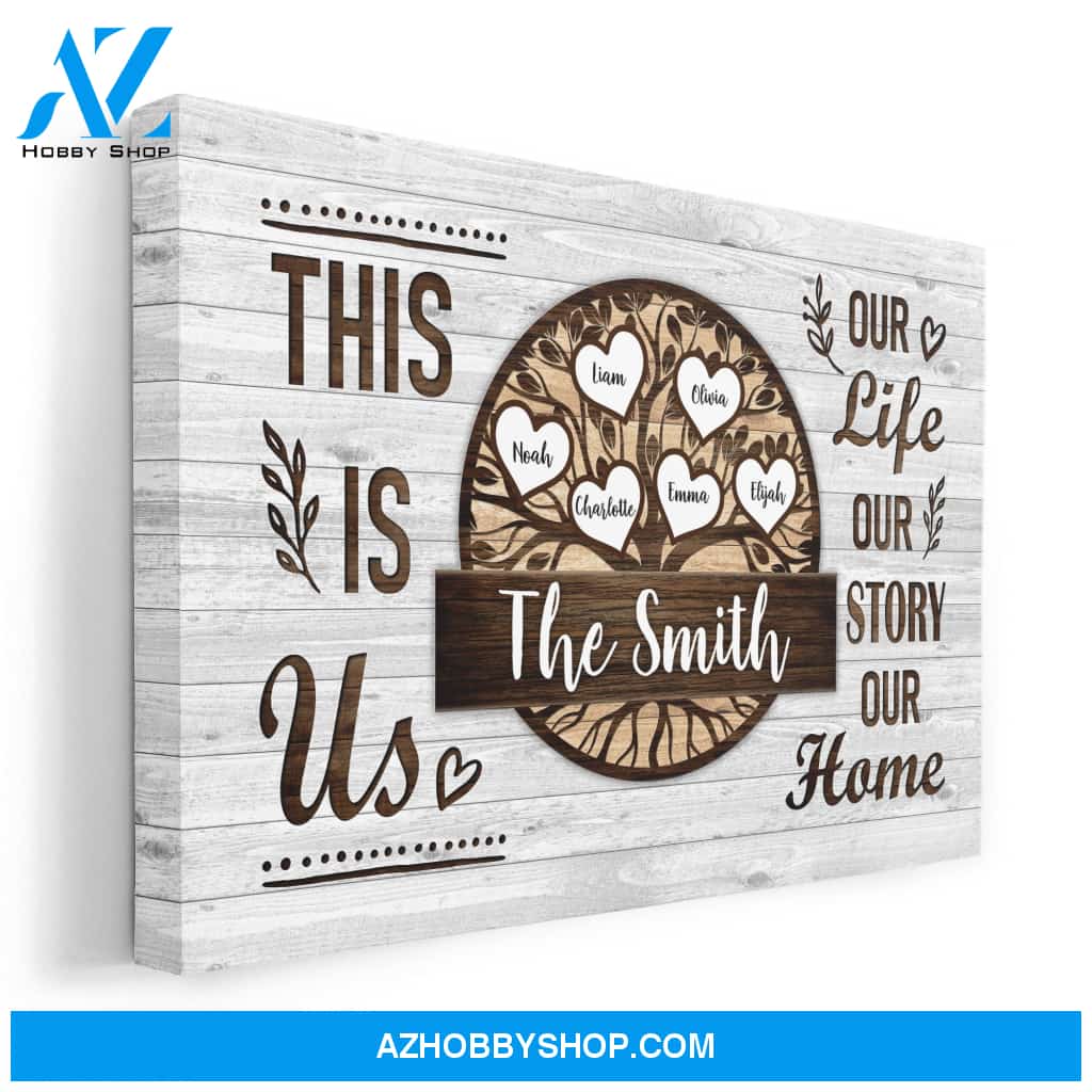 This Is Us, Family Custom Poster/Canvas, Gift For Family