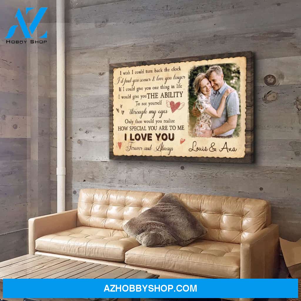 Through My Eyes - Personalized Custom Photo Canvas