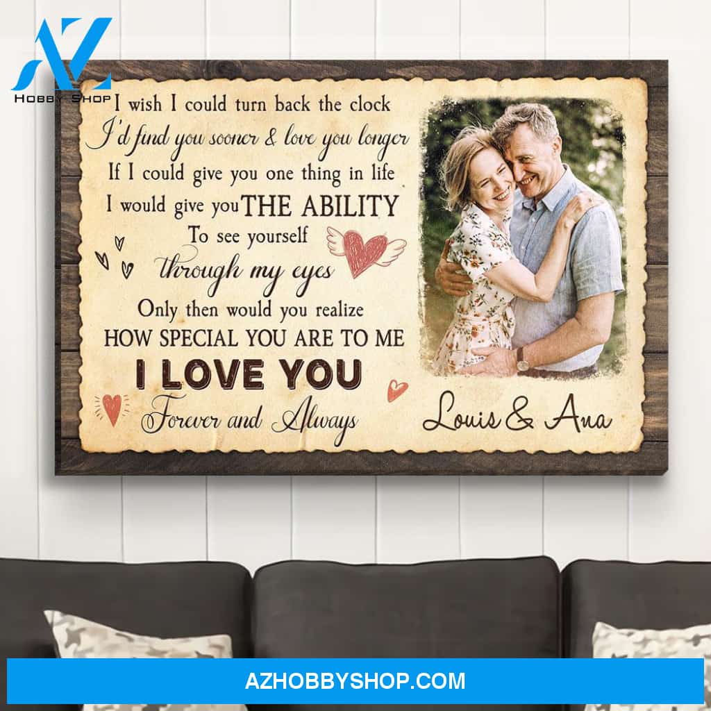 Through My Eyes - Personalized Custom Photo Canvas