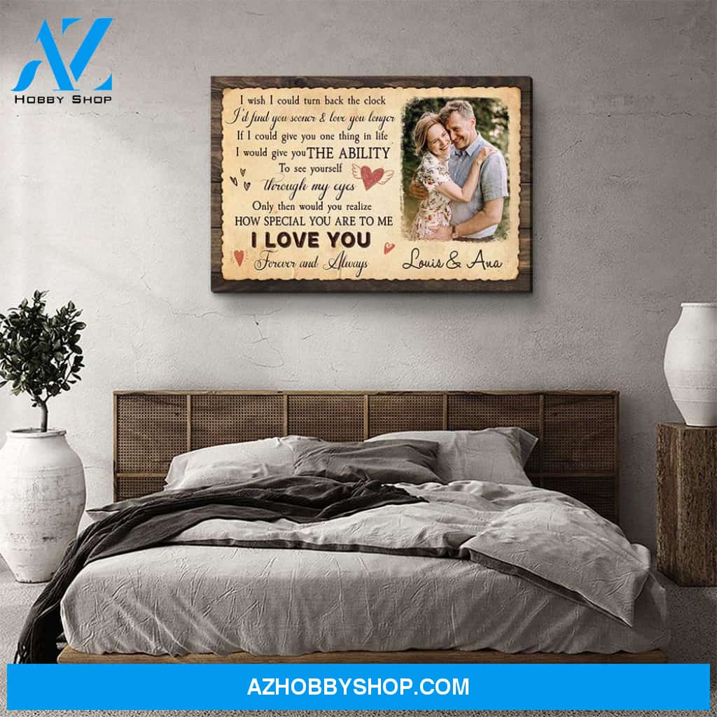 Through My Eyes - Personalized Custom Photo Canvas