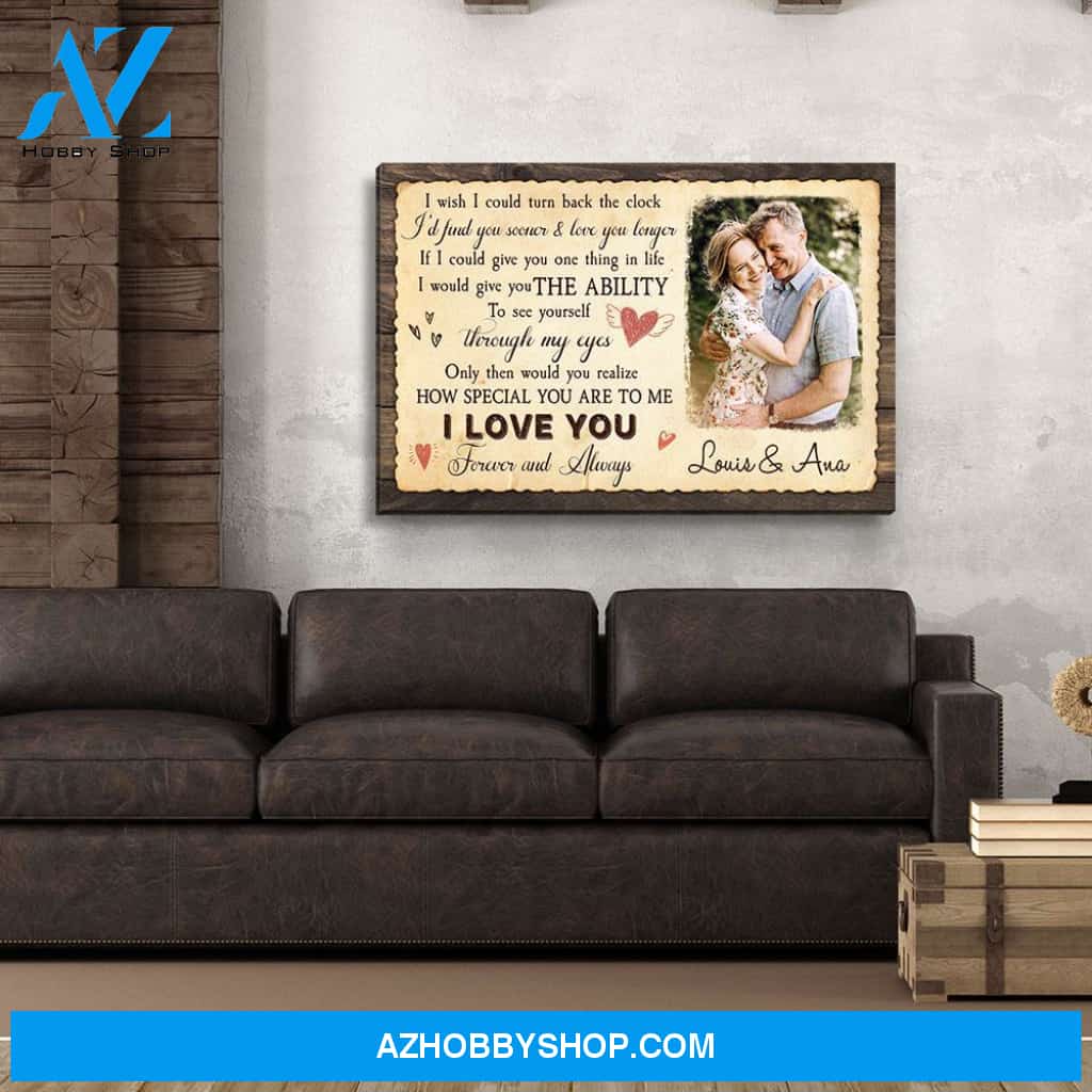 Through My Eyes - Personalized Custom Photo Canvas