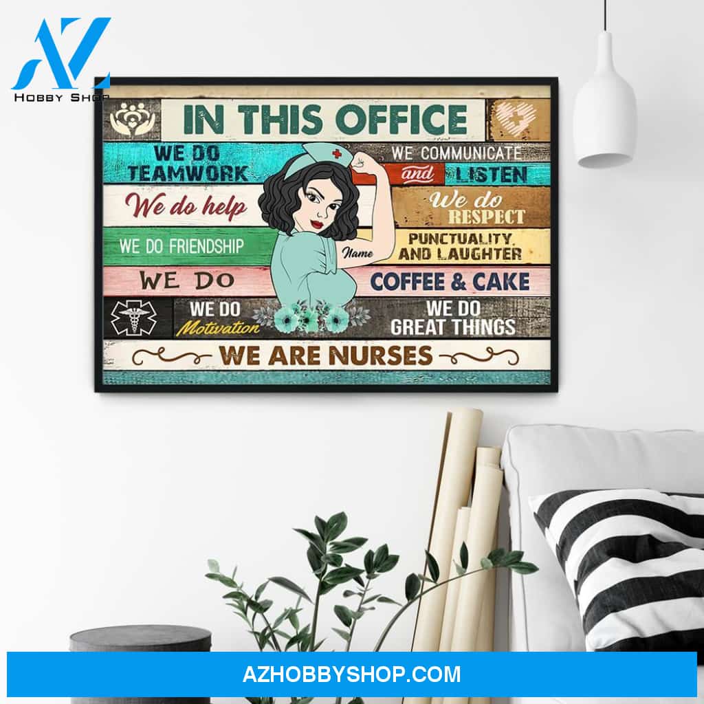 We Are Nurses - Personalized Poster/Canvas - Gift For Nurse - Nurse