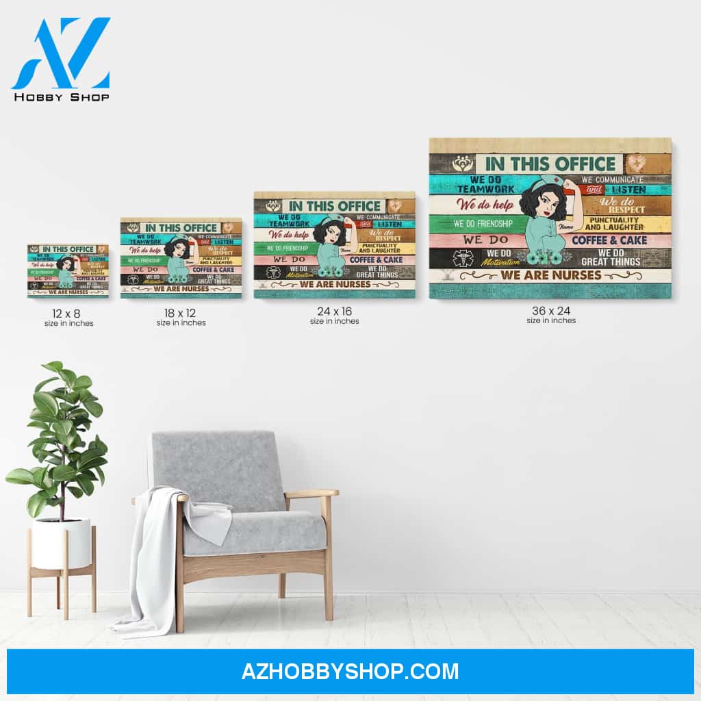 We Are Nurses - Personalized Poster/Canvas - Gift For Nurse - Nurse
