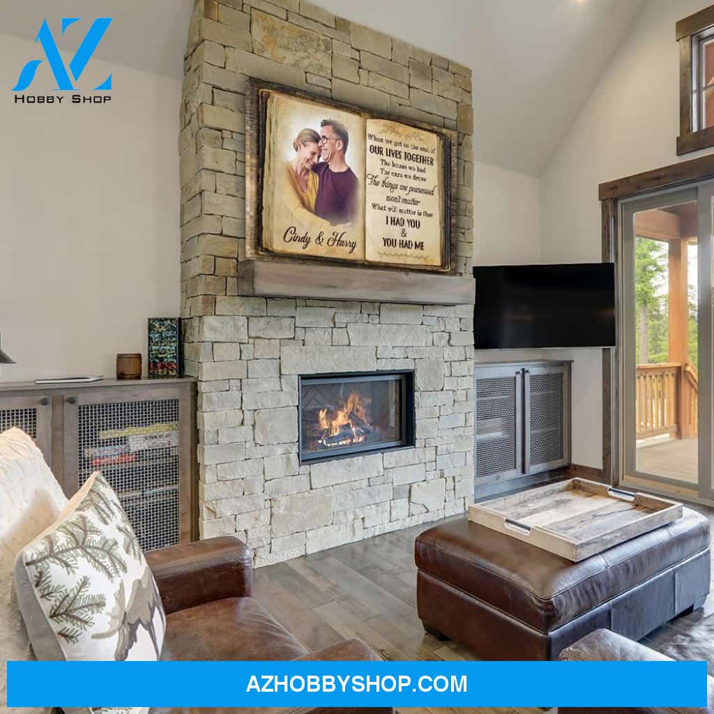 When We Get To The End - Personalized Custom Photo Canvas