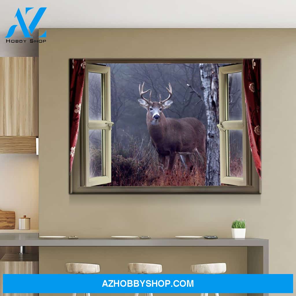 Whitetail Deer In Brush