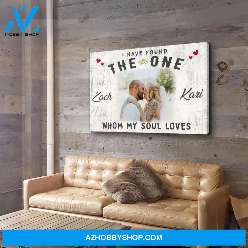 Whom My Soul Loves - Personalized Custom Photo Canvas